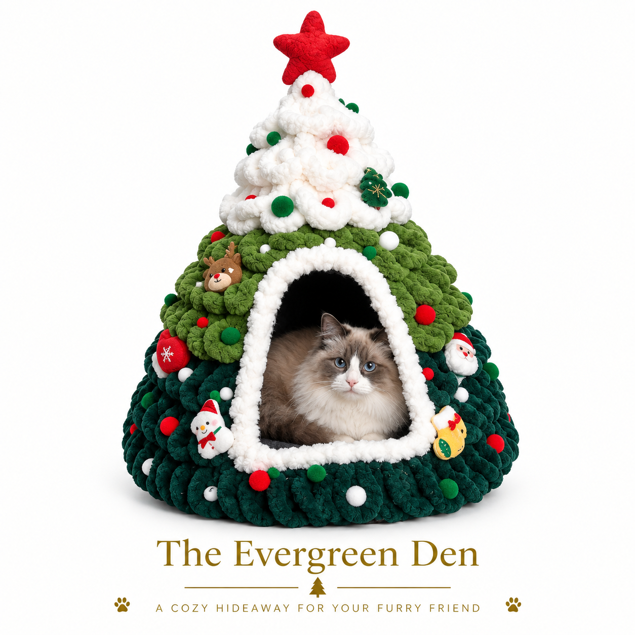 Kittymas Christmas Cat Beds